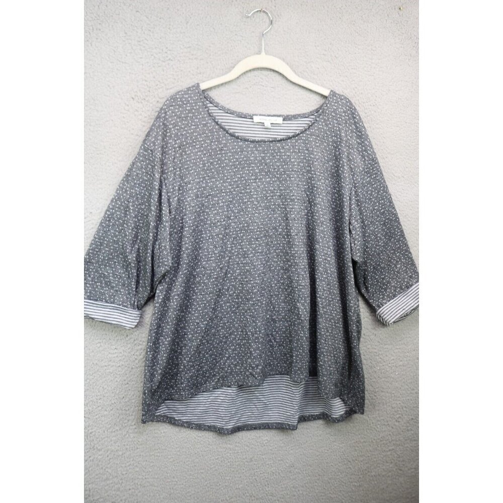 Rose & Olive 3/4 Sleeve Hi-Lo Tunic-Size 2XL